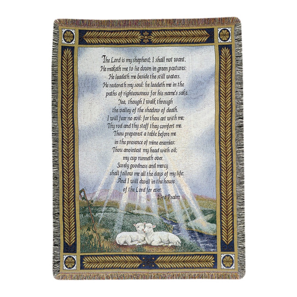 23rd Psalm Tapestry Throw AT23P