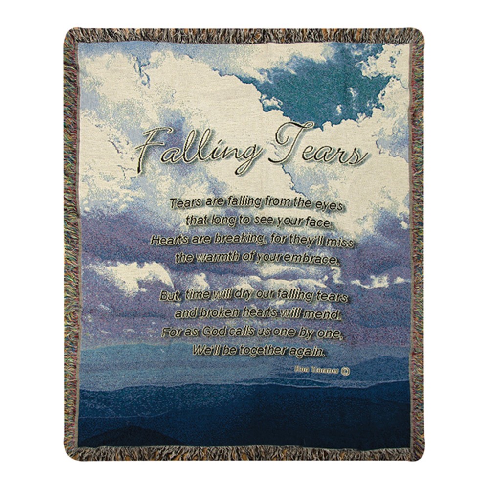 Falling Tears Tapestry Throw ATFLTR