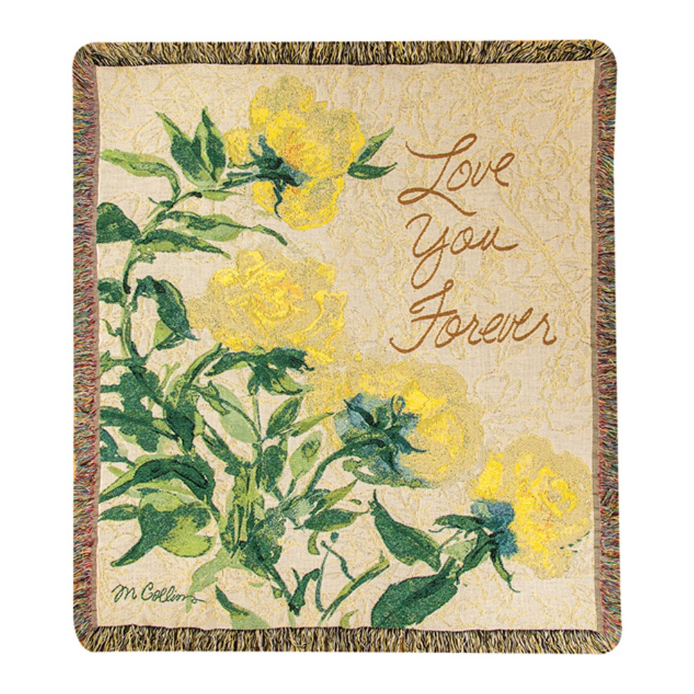 Love You Forever Tapestry Throw ATLVER