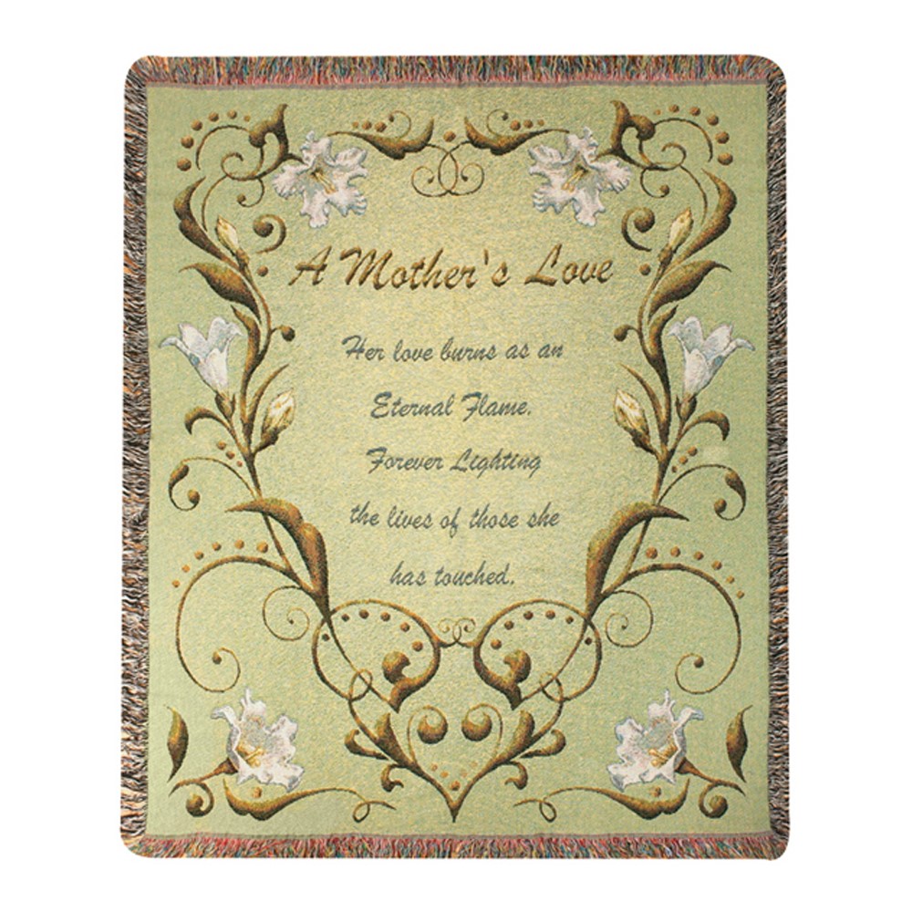 A Mothers Love Tapestry Throw ATMLOVE