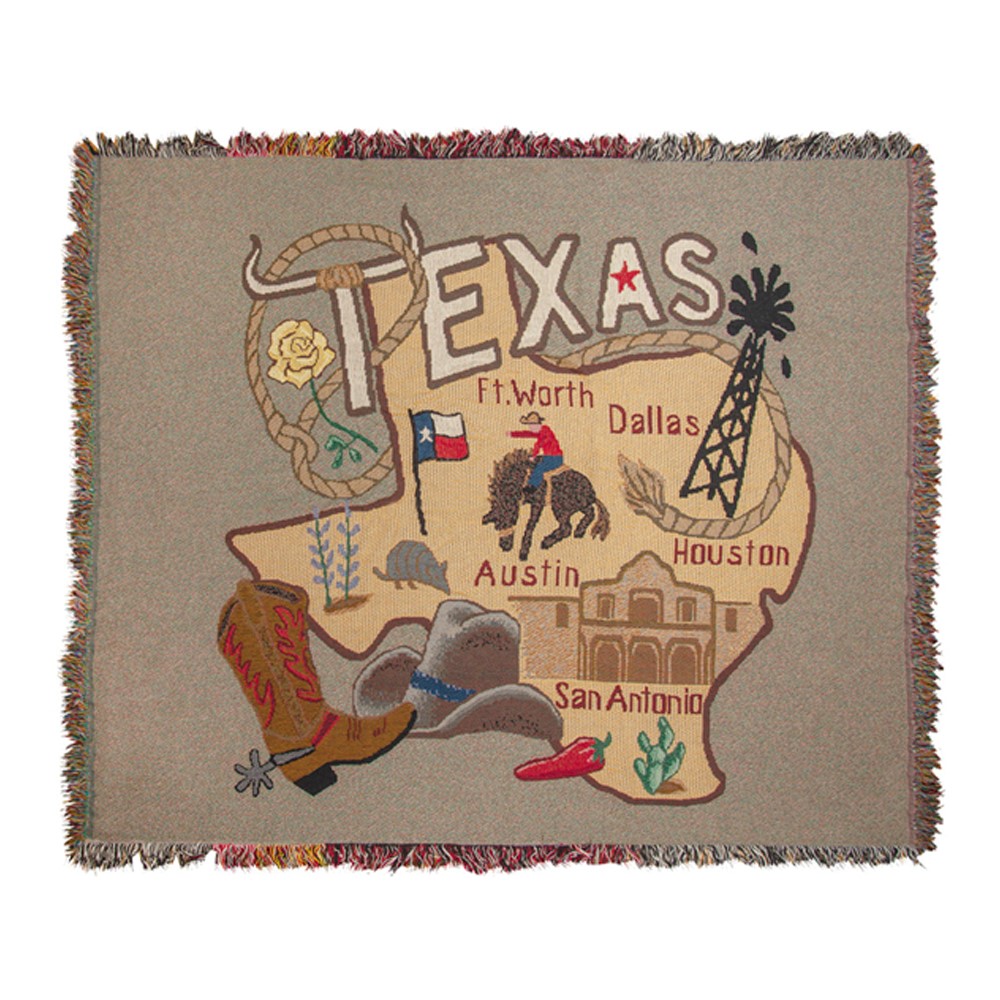 State To State Texas Tapestry Throw CUSTOM-ATSSTX