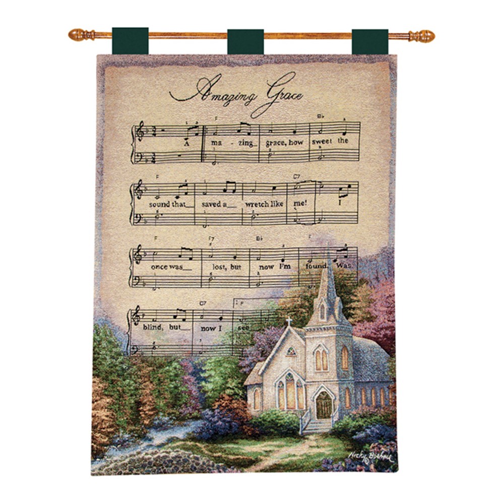 Church In The Country Amazing Grace Wall Hanging Manual Woodworkers Weavers