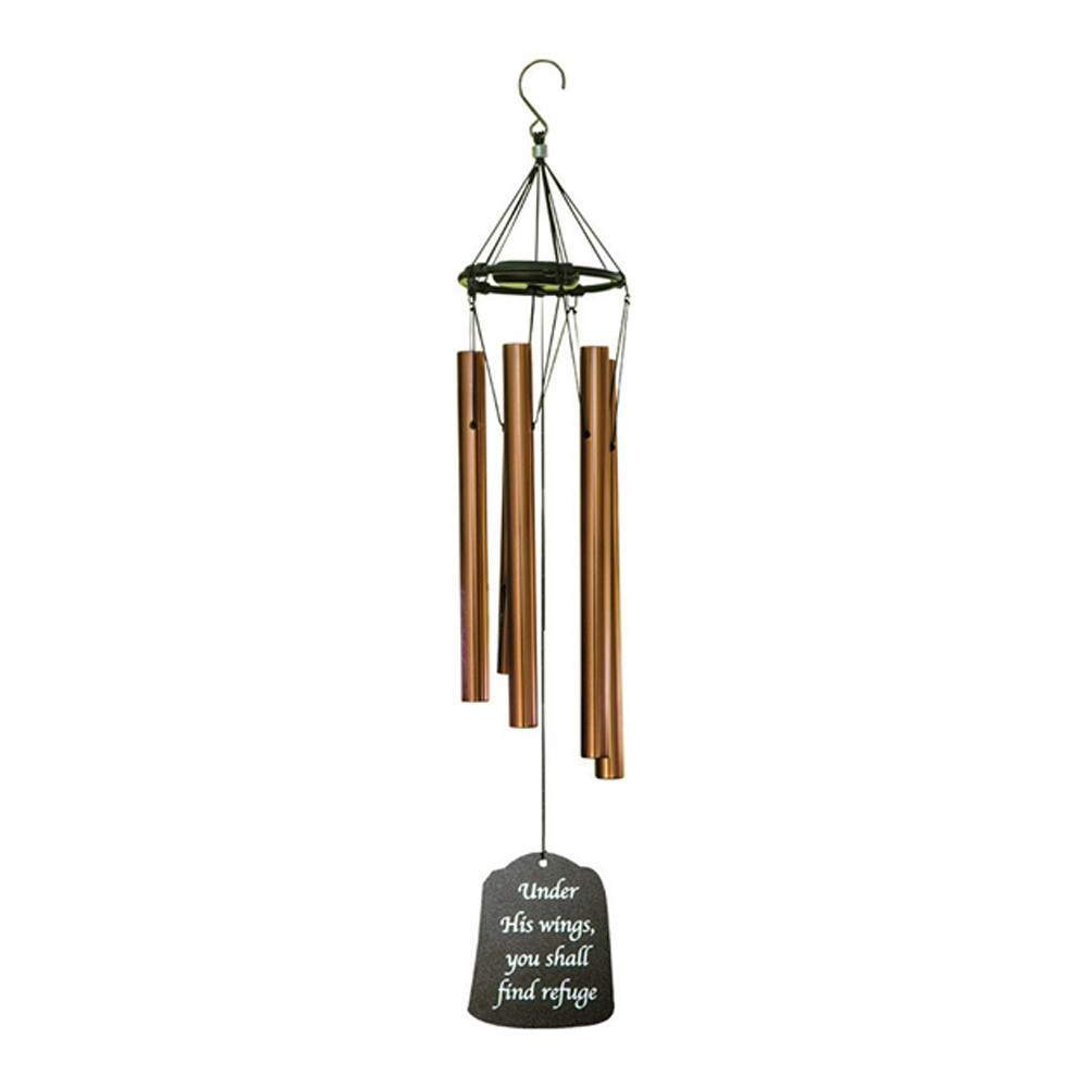 Inspirational Wind Chime You Shall Find Refuge IMWCRE