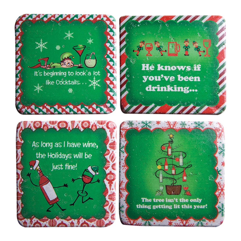 Christmas Wine Coaster RMCSCW