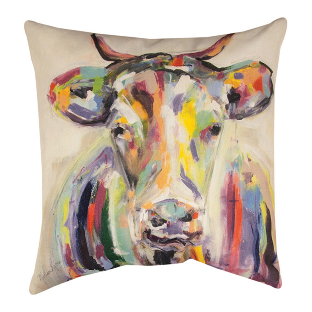Artsy Cow Climaweave Pillow SLACOW