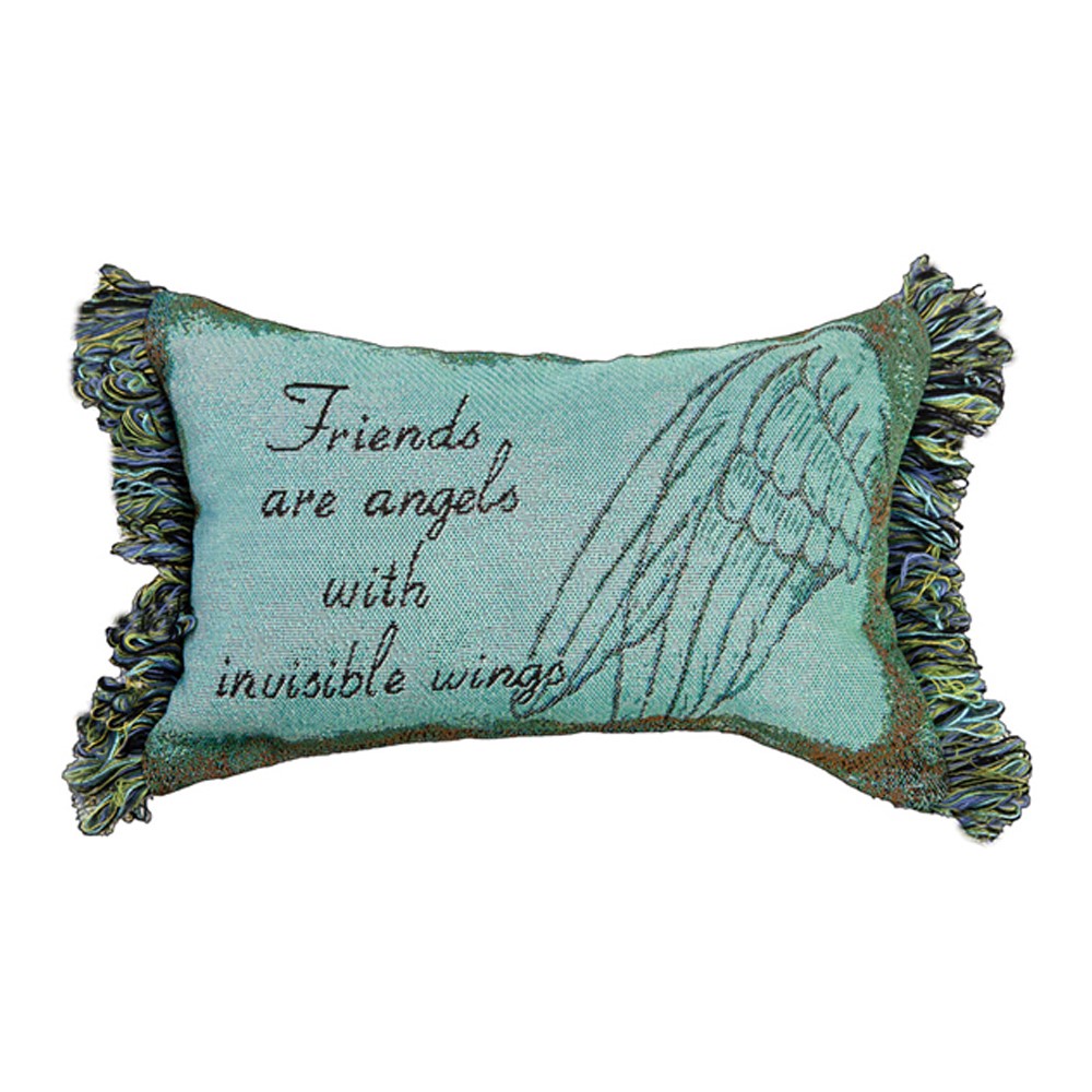 Friends Are Angels Word Pillow TWFRAG