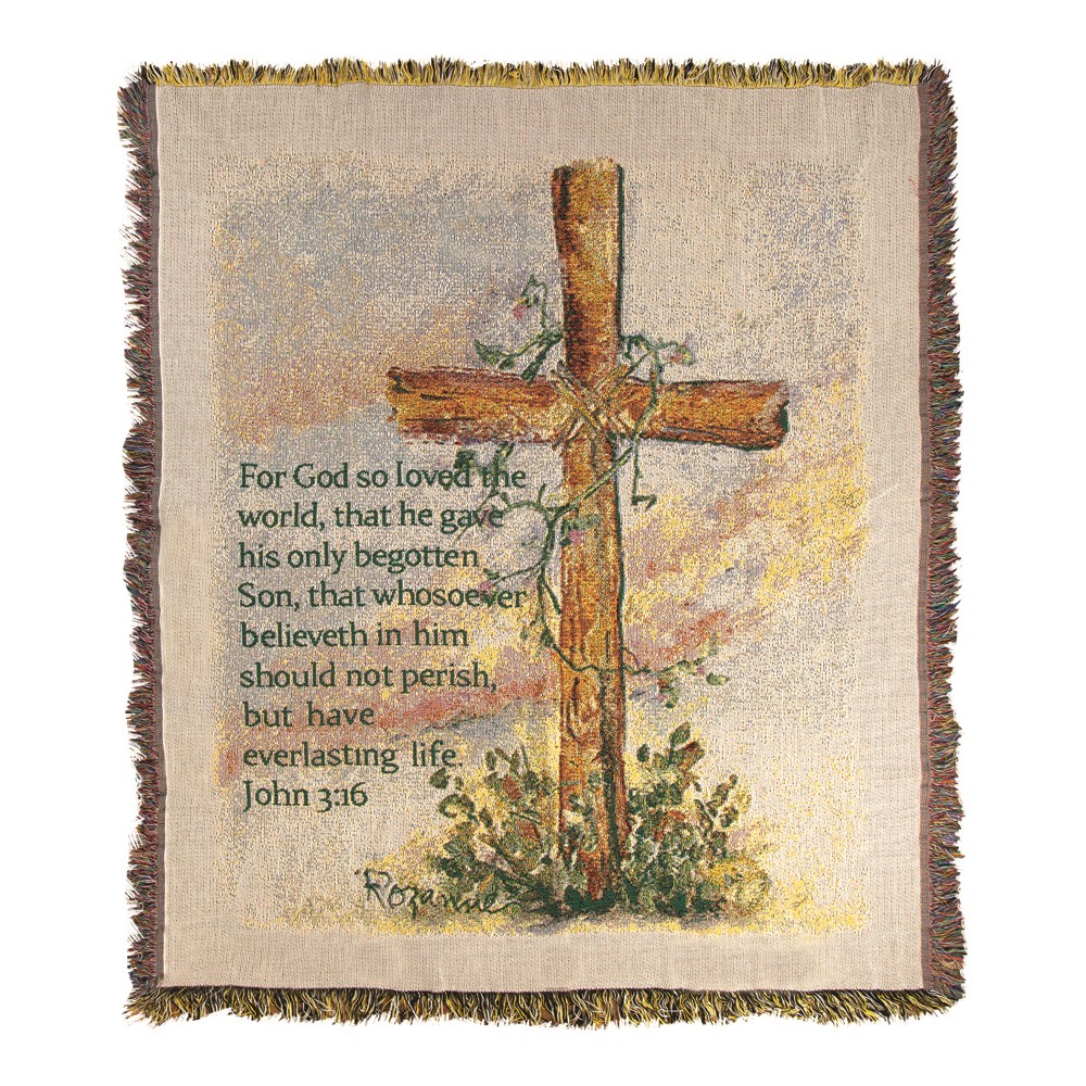 Cross Tapestry Throw ATSAC