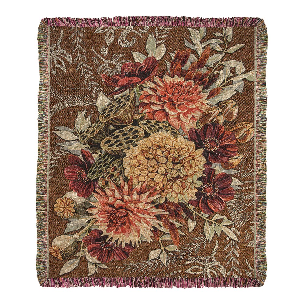 Fall Bouquet Tapestry Throw ATFBOU