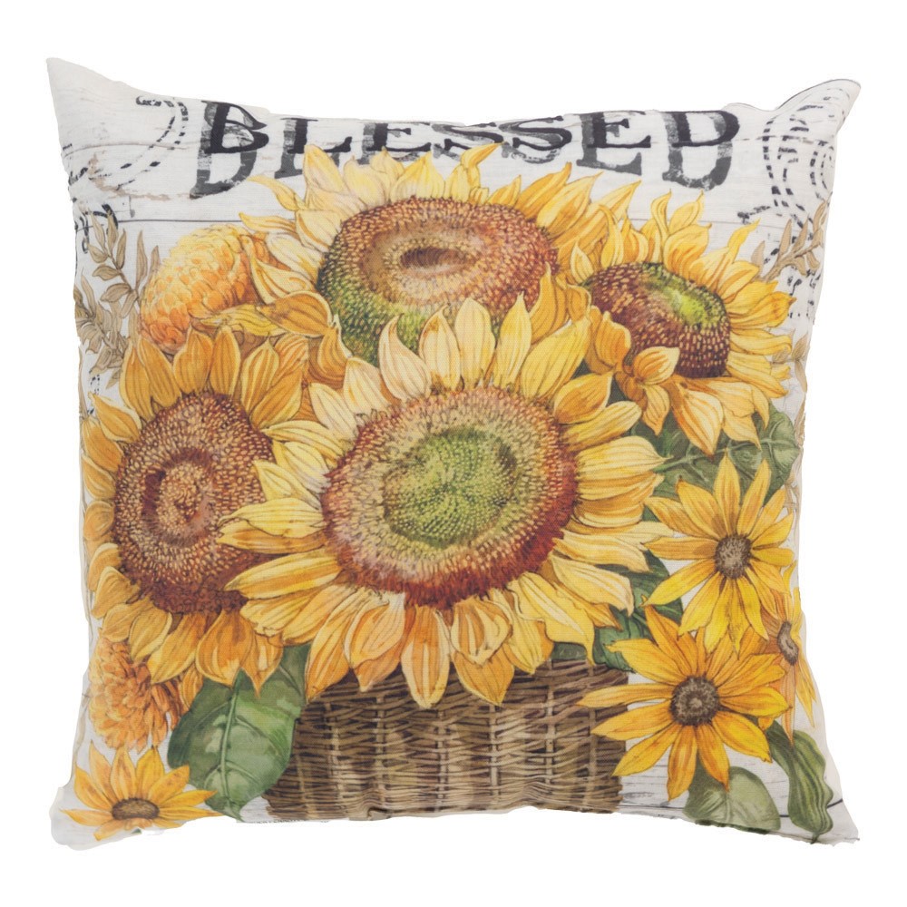 Sunflower Bouquet Motif 2 Climaweave Pillow SLSUN2