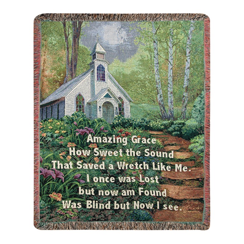 Amazing Grace How Sweet The Sound Tapestry Throw ATAGHS