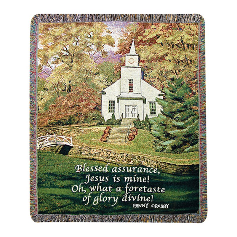 Hazel's Church Tapestry Throw ATANGR