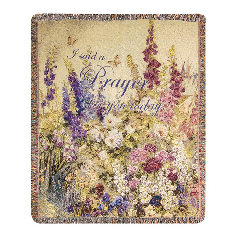 Butterfly Paradise w/ Verse Tapestry Throw ATBPV