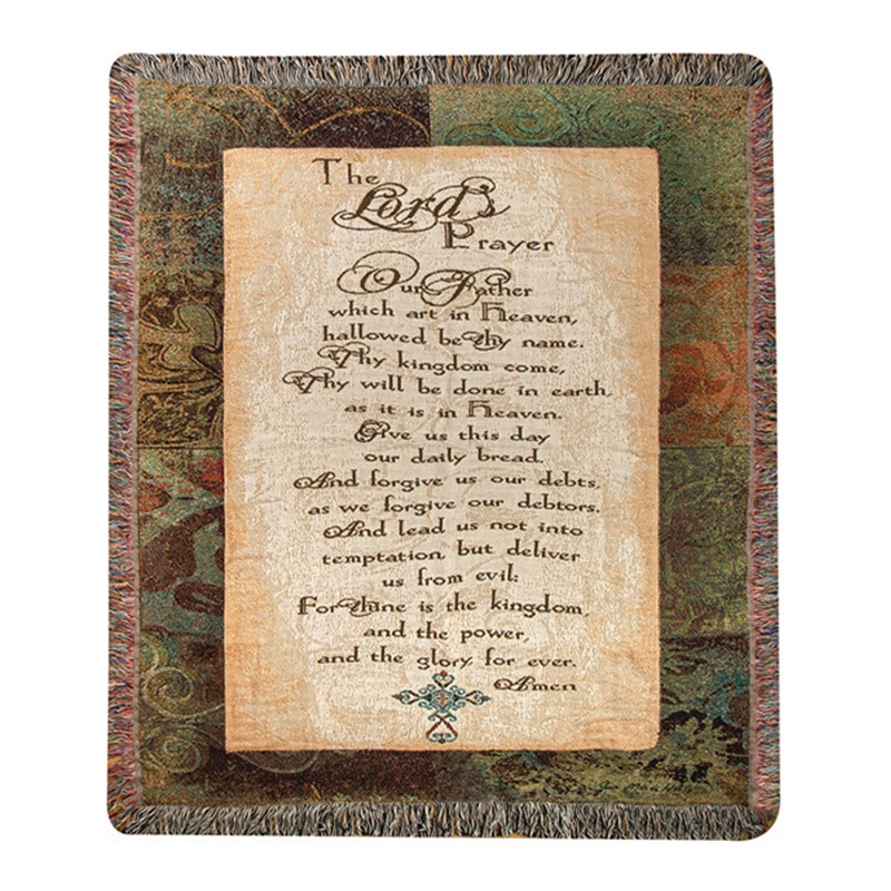 The Lord's Prayer Tapestry Throw ATLPRA