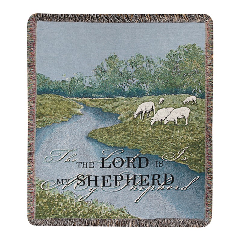 The Lord Is My Shepherd Tapestry Throw ATTLMS