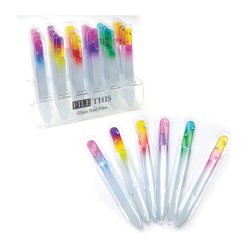 Ombre Glass Nail File Assortment IGFAOM