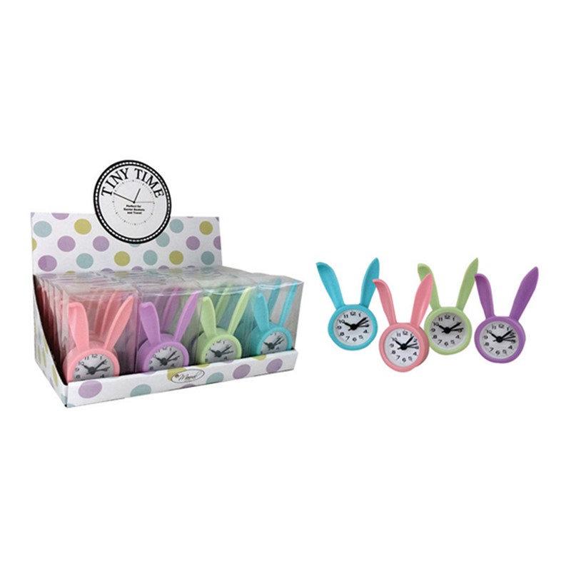 Rabbit Mini Clock Assortment IKCLRB