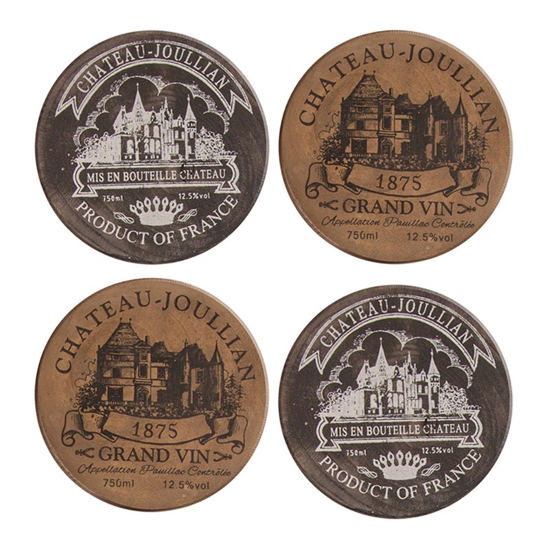 Wine Country Wood Coaster IWCSWW