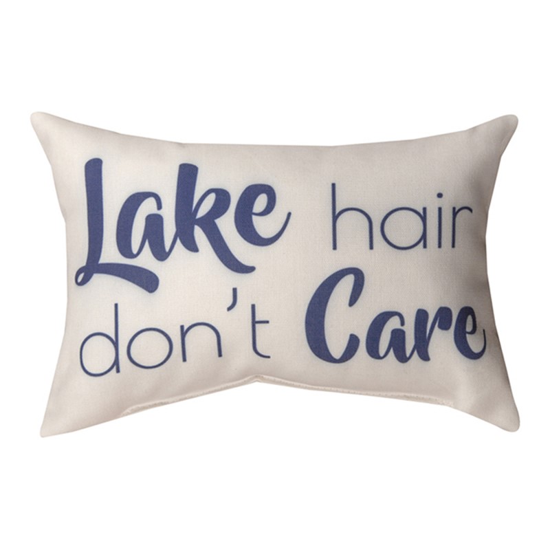 Lake Life Lake Hair Don't Care Climaweave Pillow SWLHDC