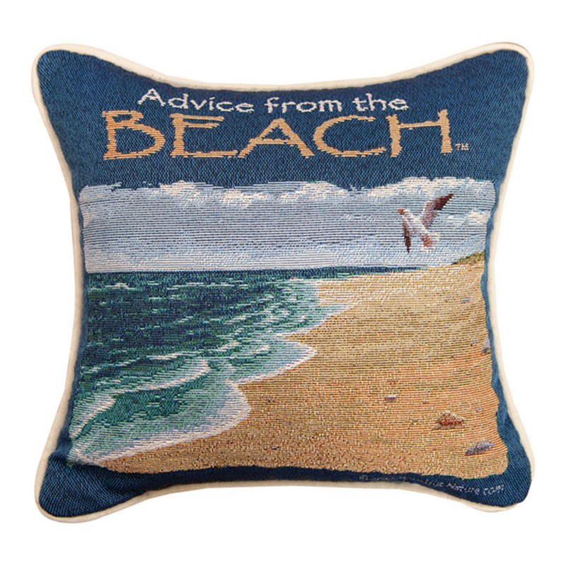 Advice From The Beach Pillow TPADTB