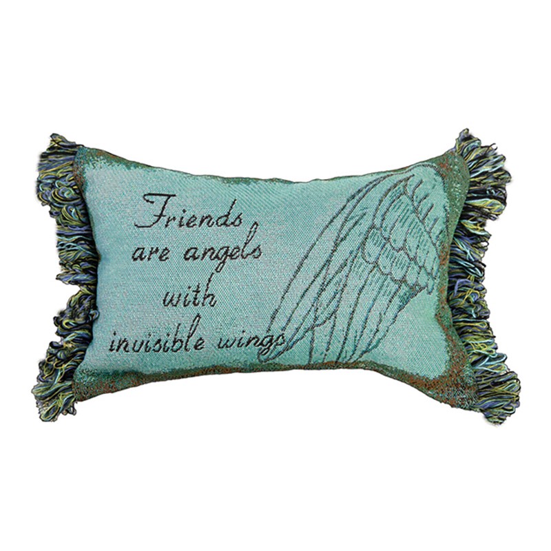 Friends Are Angels Word Pillow TWFRAG