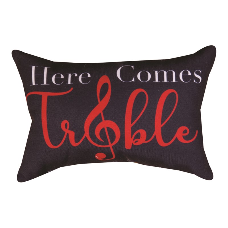 Here Comes Treble… Word Pillow SWHCT