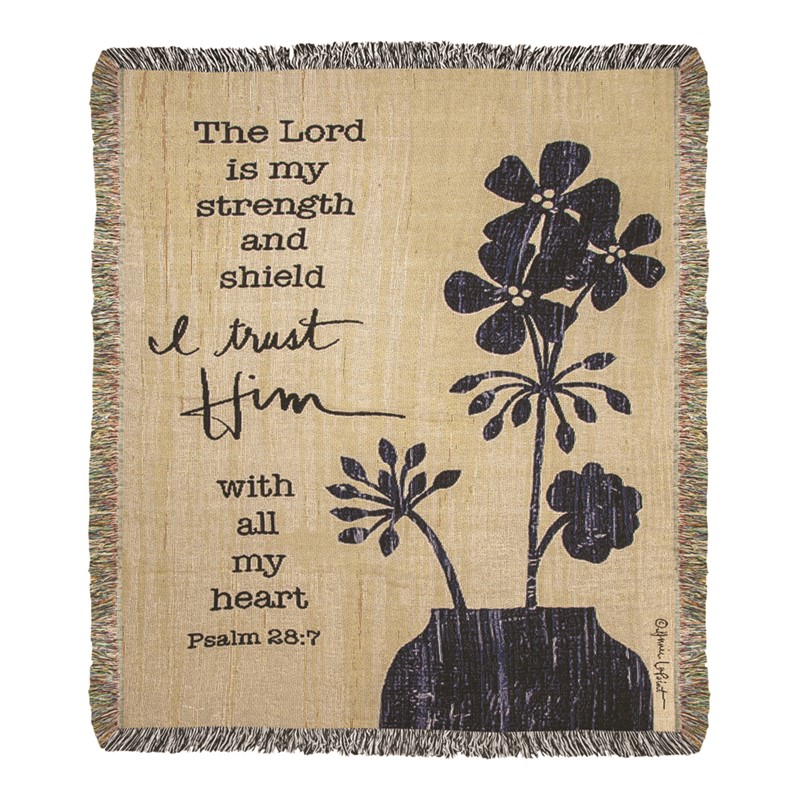 The Lord Is My Strength
 Tapestry Throw ATTLIS