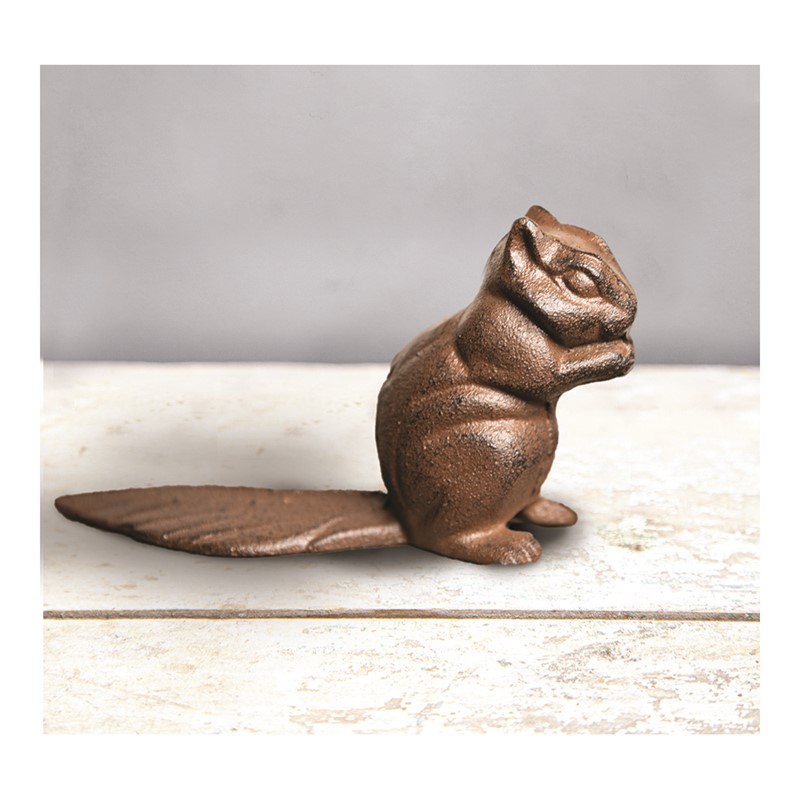 Cast Iron Squirrel Door Stop IMDSSQ