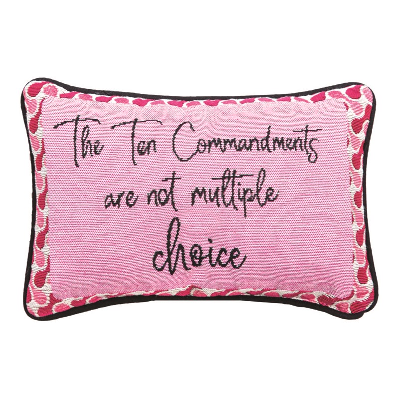 The Ten Commandments Word Pillow TWTTC
