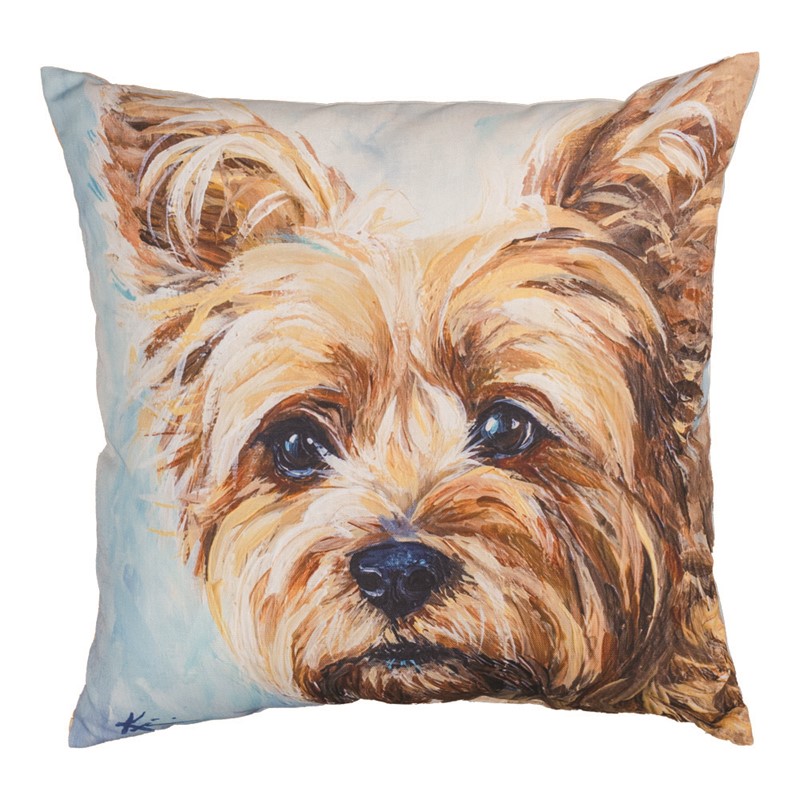 Silky Yorkie Climaweave Pillow SLSKY