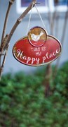 My Happy Place Bird Metal Sign IMFDHP View 2