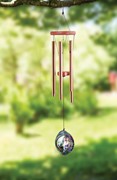 Metal Spinner Hummingbird Wind Chime IMWCSH View 2