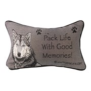 Advice From A Wolf Word Pillow TWAWLF View 2