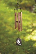 Inspirational Wind Chime Bronze Ring - Cardinal IMWCAD View 2