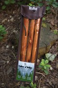 Brown Cross Take A Hike Walking Stick w/Compass & Pouch IWTHBC View 4