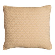 Scalloped Tan Pillow APSCAT View 4