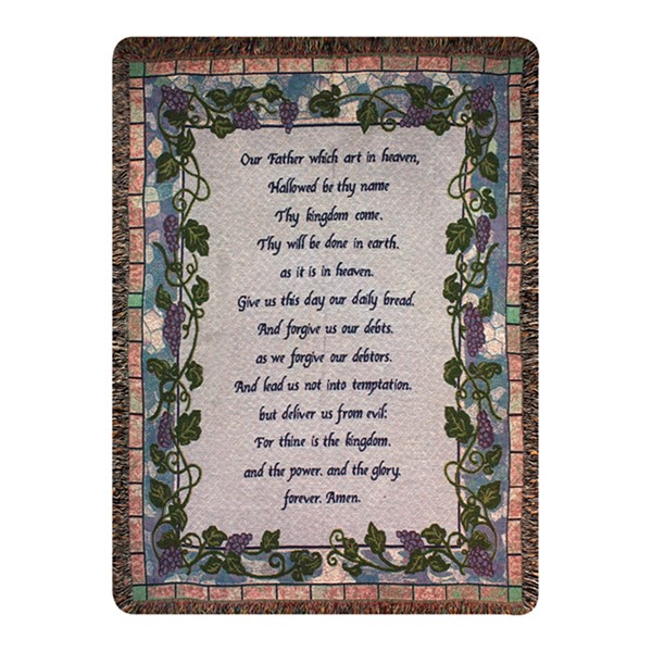 Custom Made The Lord's Prayer Blanket by Prospersouscovering
