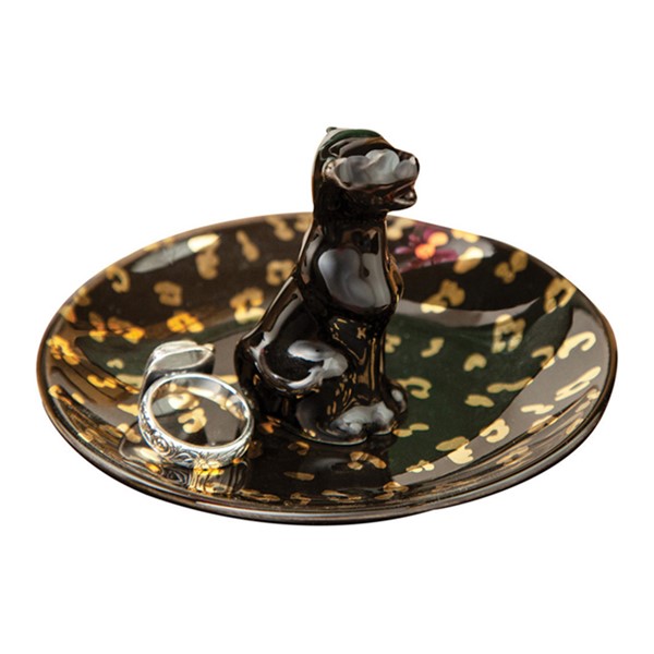 Ceramic Leopard Ring Dish IOIJLP