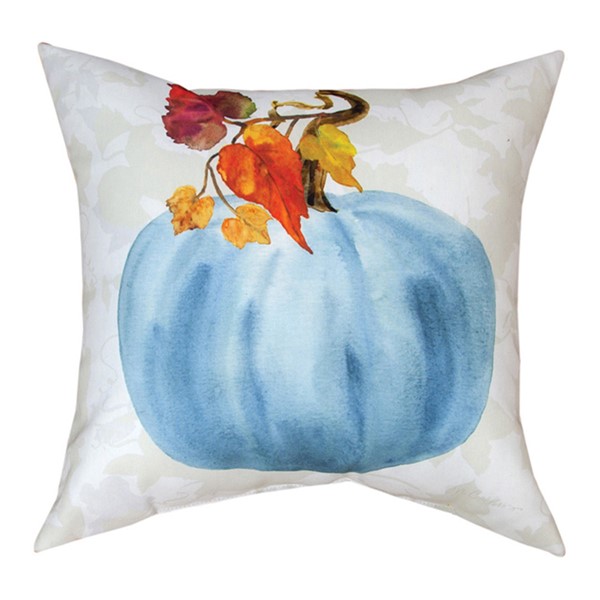 G128 18 x 18 in Fall Pumpkin Oil Painting Style Waterproof Pillow, Set of 4