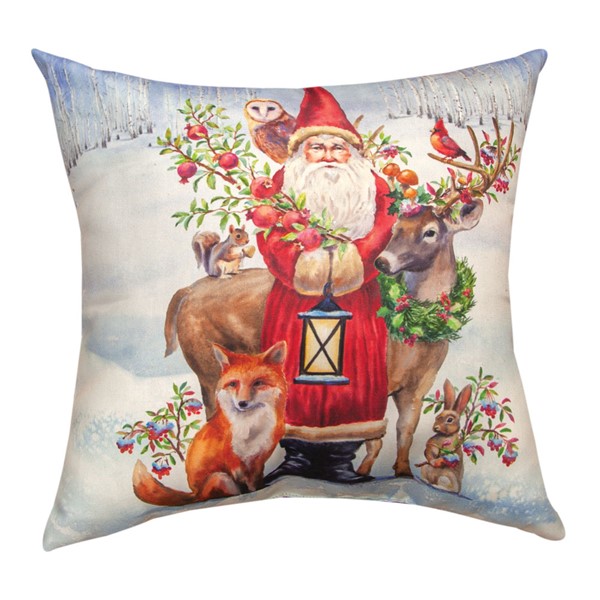 Winter Wonderland Santa Climaweave Pillow SLWWS