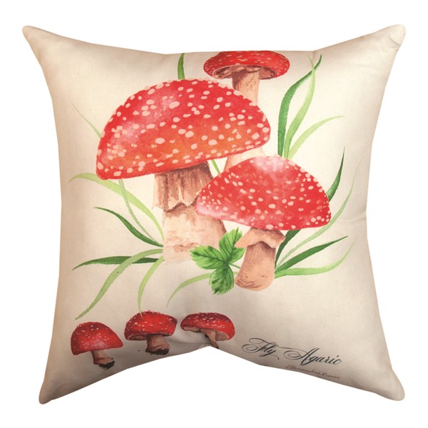 Botanical Print Butterfly Climaweave Pillow SLBPB